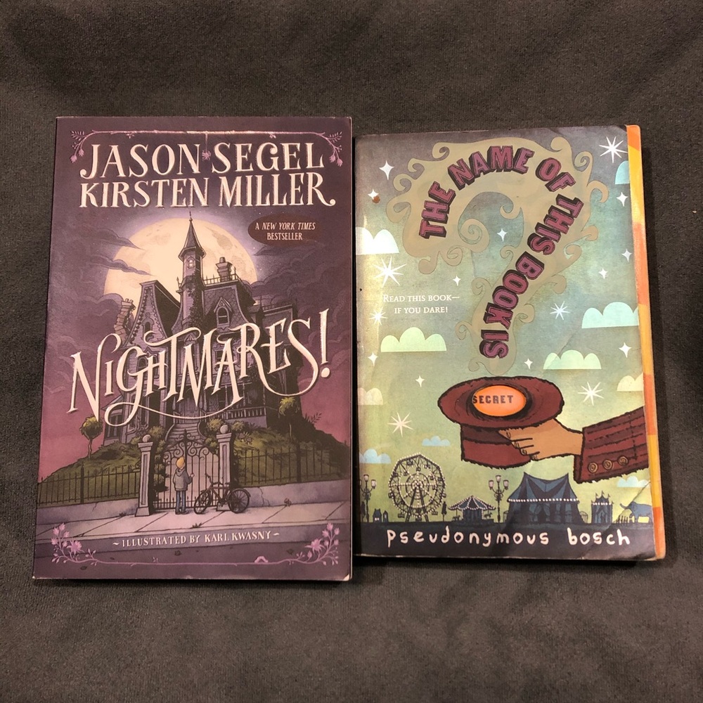 Set of 2 ~ Nightmares! & The Name of This Book Is